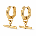 The Rory T-bar Hoops